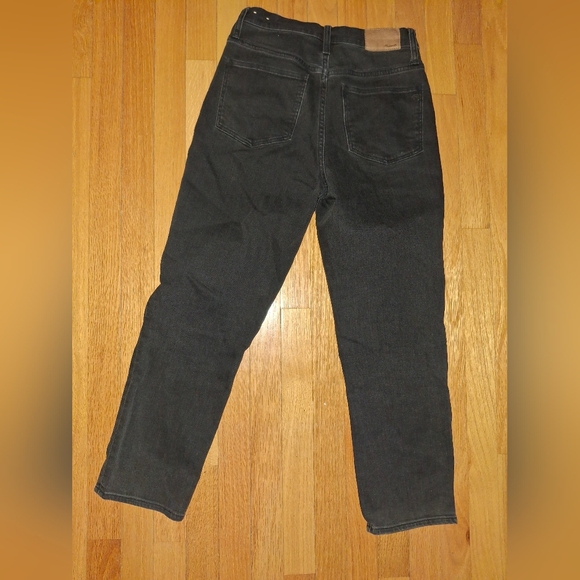 Madewell Straight Leg Jeans in Dark Gray - Picture 4 of 5
